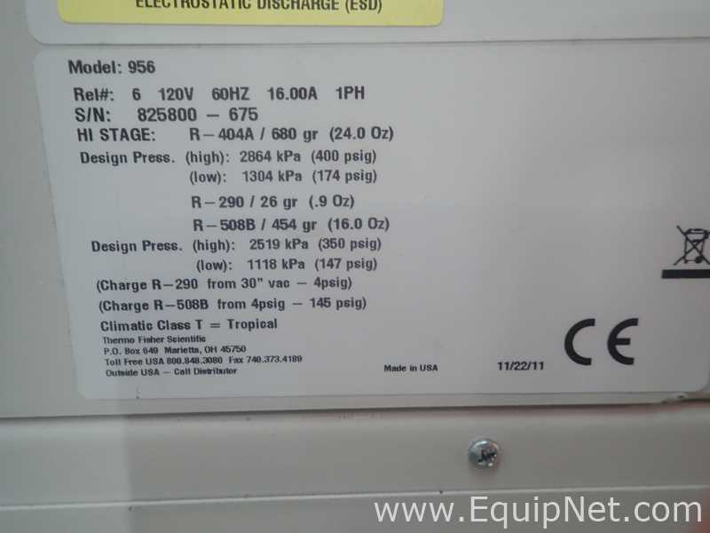 Thermo Scientific 956 Forma 900 Series Freezer