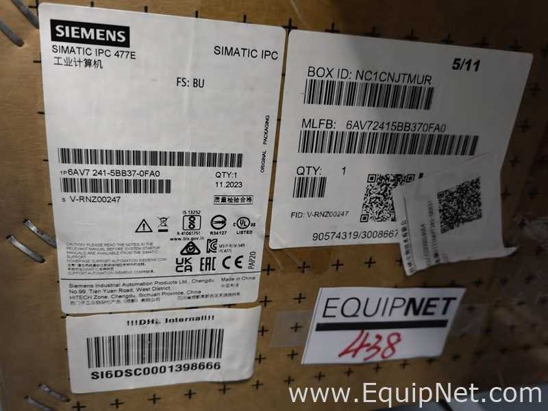 Peça de Reposição Siemens 6AV7 241-5BB10-0GA0
