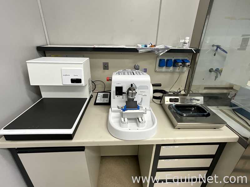 DiaPath Galileo Microtome with Cold Plate Dante and DPH 35 Bath