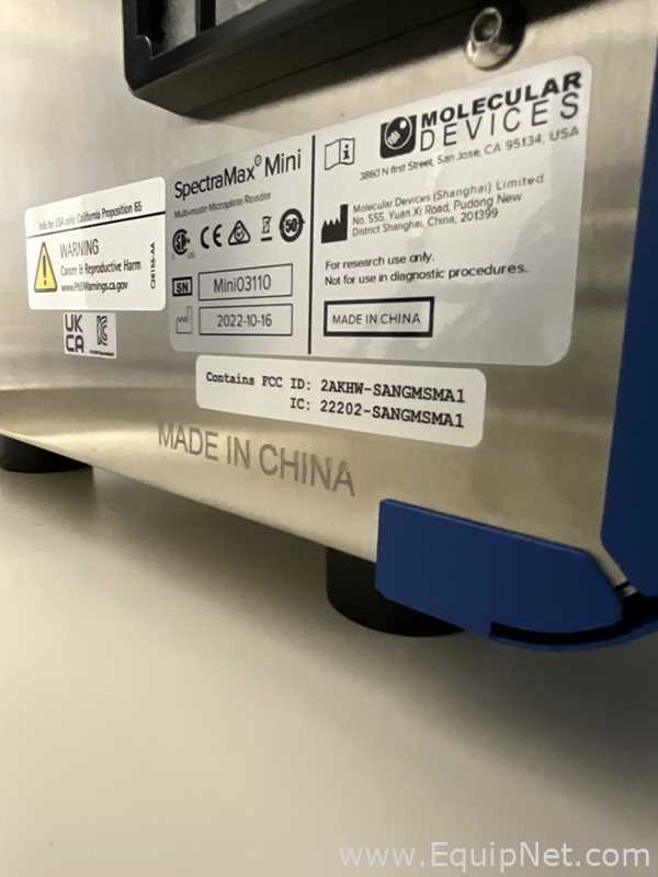 Molecular Devices SpectraMax Mini Multi Mode Microplate Reader