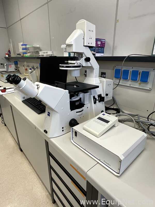 Carl Zeiss Microimaging GmbH Axiovert 200 Inverted Microscope with Axiocam 705 Color USB Camera