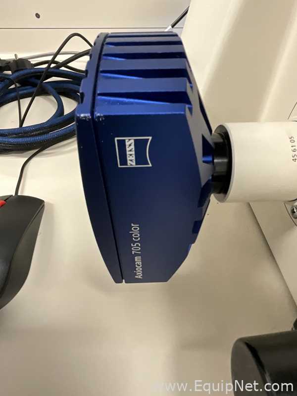 Carl Zeiss Microimaging GmbH Axiovert 200 Inverted Microscope with Axiocam 705 Color USB Camera