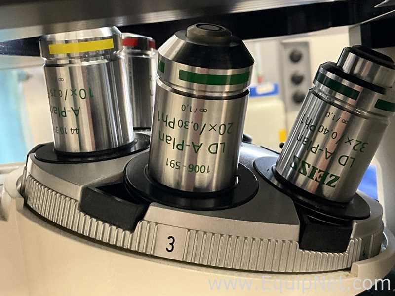 Carl Zeiss Microimaging GmbH Axiovert 200 Inverted Microscope with Axiocam 705 Color USB Camera