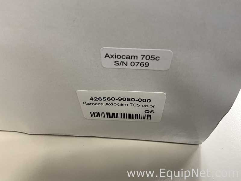 Carl Zeiss Microimaging GmbH Axiovert 200 Inverted Microscope with Axiocam 705 Color USB Camera
