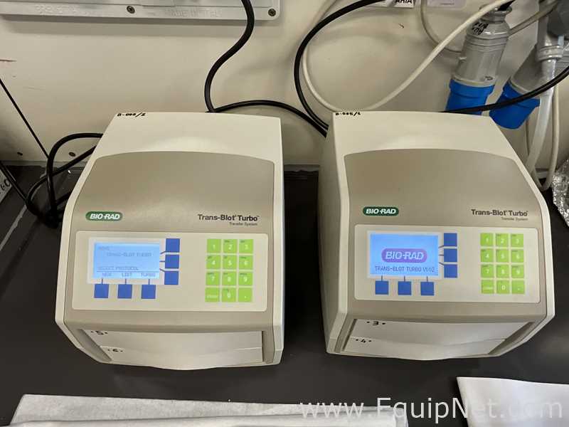 Lot of 2 off Bio Rad Trans-Blot Turbo System Electrophoresis Devices
