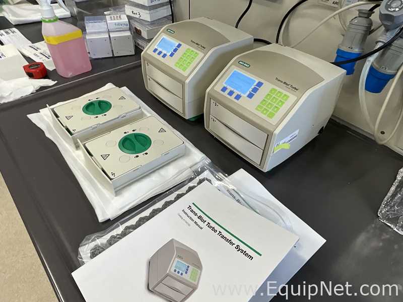 Lot of 2 off Bio Rad Trans-Blot Turbo System Electrophoresis Devices