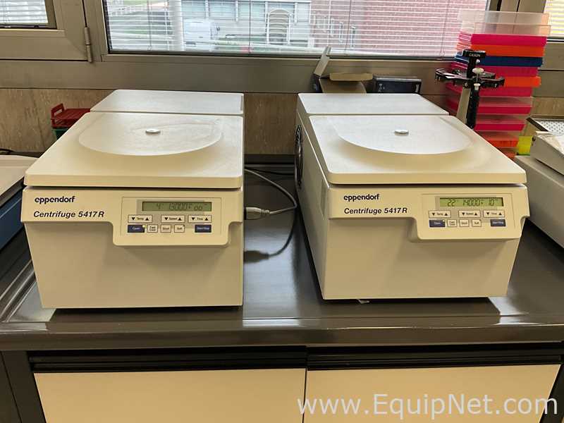 lote de  2 Centrífuga para Laboratórios Eppendorf 5417 R