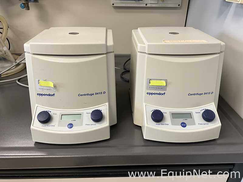 lote de  2 Centrífuga para Laboratórios Eppendorf 5415 D