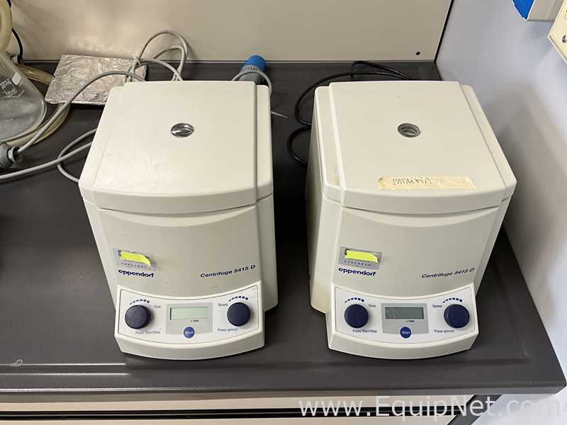 lote de  2 Centrífuga para Laboratórios Eppendorf 5415 D