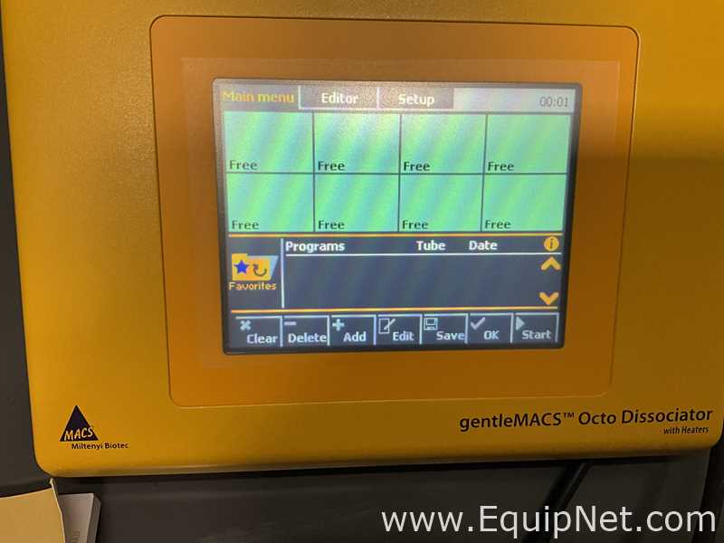 Miltenyi Biotec GentleMACS Octo Dissociator with Heaters Tissue Processor