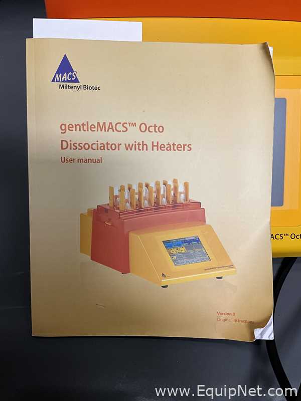 Miltenyi Biotec GentleMACS Octo Dissociator with Heaters Tissue Processor