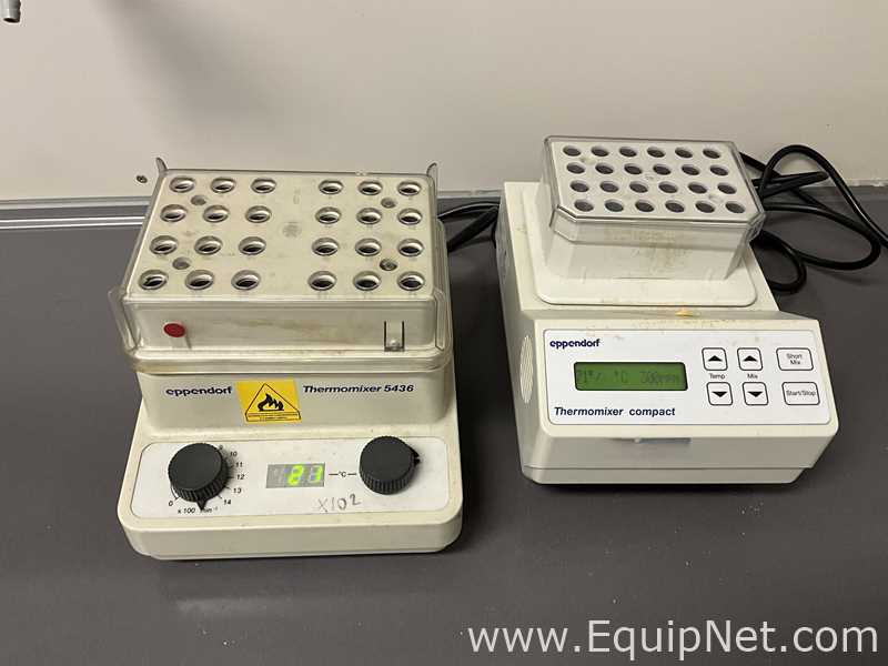 Lot of 2 off Eppendorf Heated Laboratory Mixers