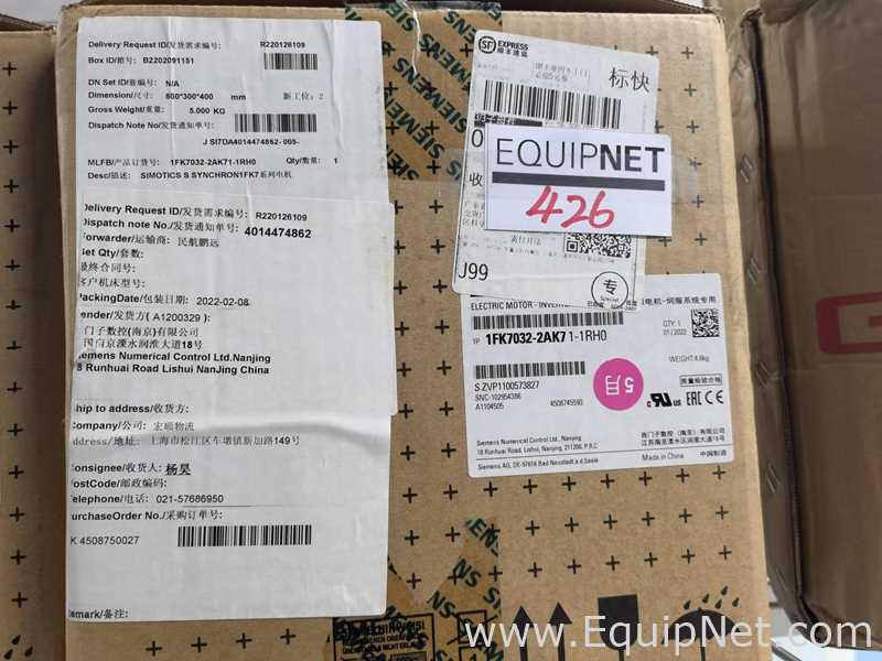 Siemens 1FK7032-2AK71-1RH0 AC Servo Motor - 426