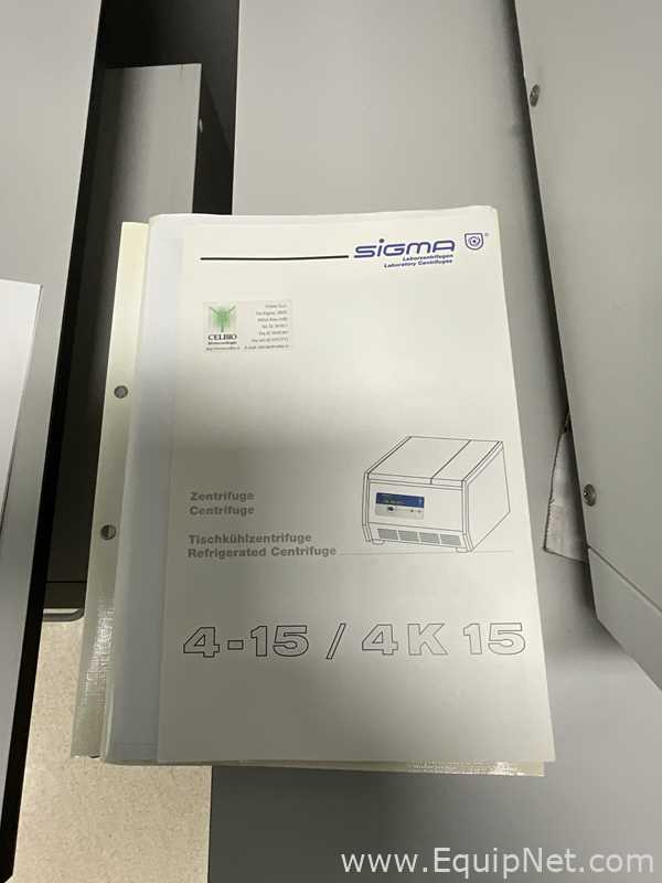 Sigma LaborZentrifugen GmbH 4-15C Laboratory Centrifuge