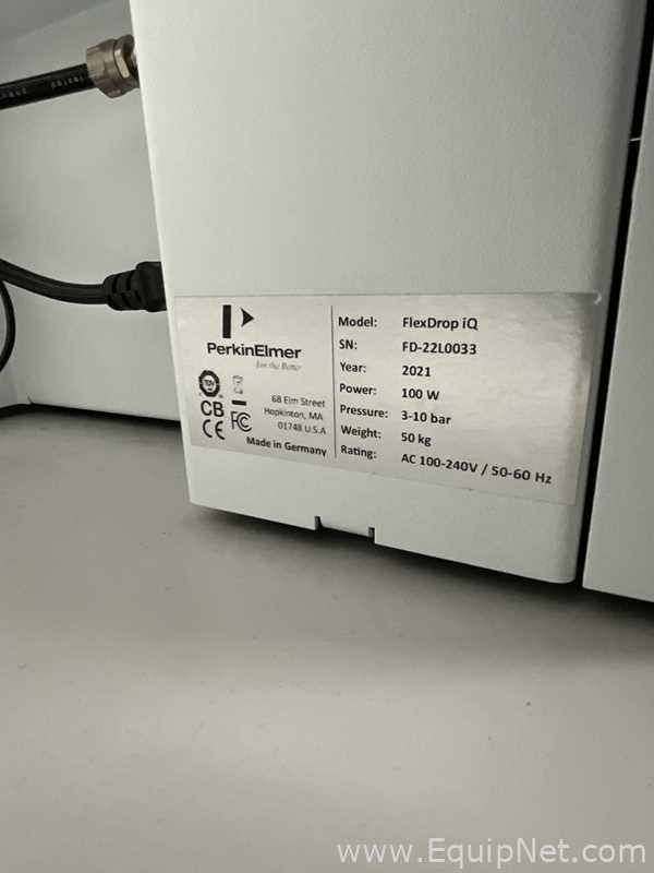 Perkin Elmer FlexDrop iQ Non Contact Liquid Dispenser