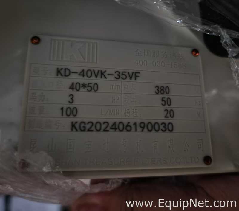 Bomba Centrífugas Kunshan Guobao Filter Co., Ltd. KD-40VK-35VF