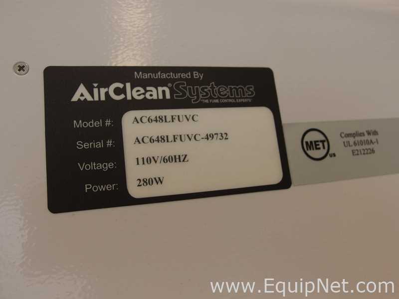 Air Clean Systems 600 PCR Workstation