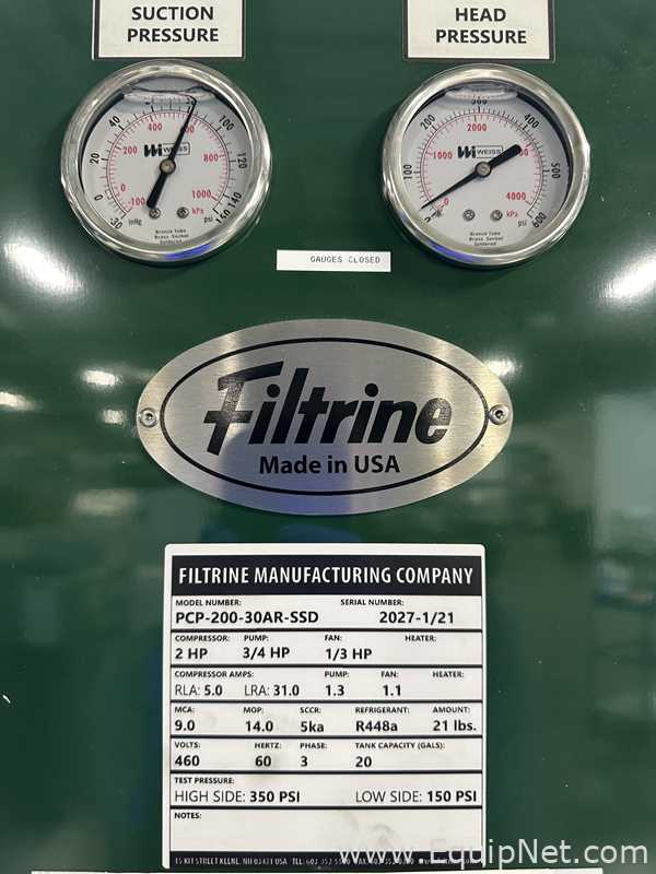 Enfriador Filtrine PCP-200-30AR-SSD