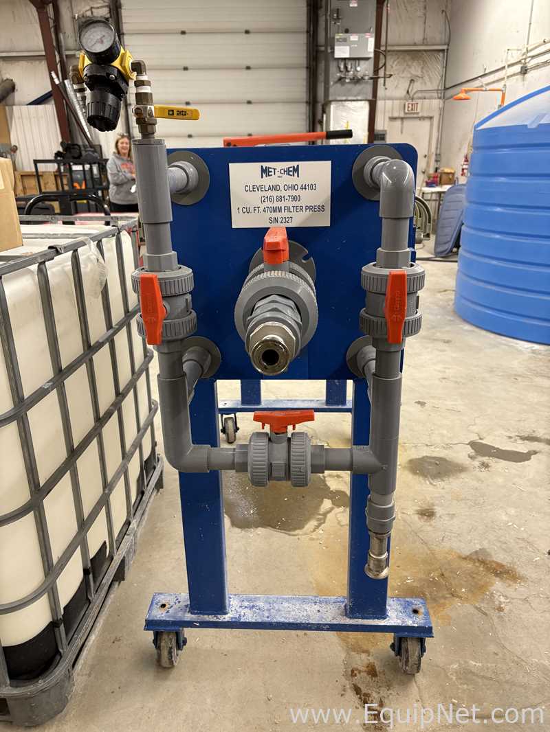 Met Chem MC-FP-1x2-470 1 CU FT 470MM Filter Press