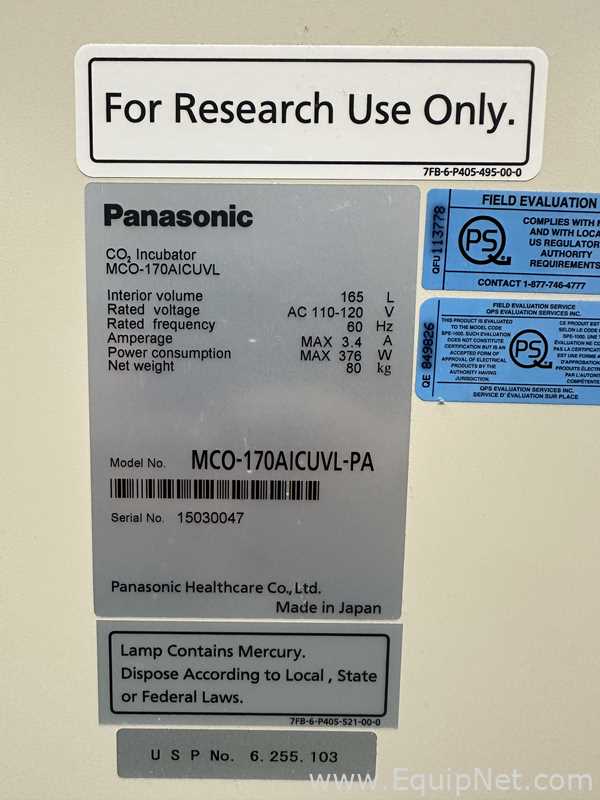 Incubadora Panasonic MCO-170AICUVL-PA