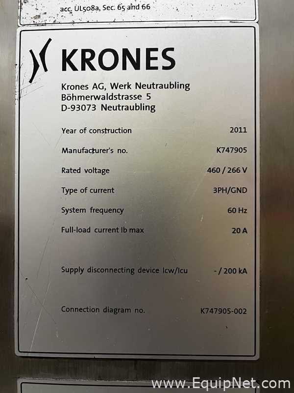 Linha de Envase de Líquidos Krones Autocol