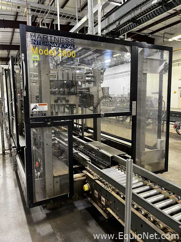 Linha de Envase de Líquidos Hartness International Model 2800