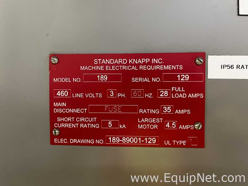 Standard Knapp Model 189 Slitter Sealer