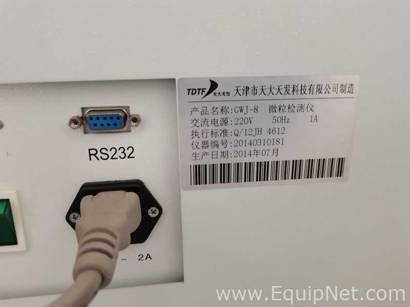 Contador de Partículas Tianjin Tianda Tianfa Technology Co Ltd GWJ-8