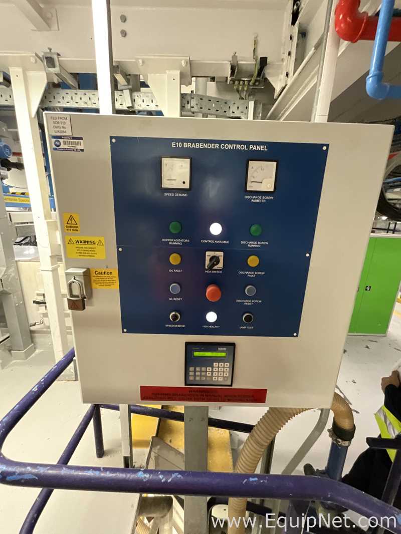 Alimentador de Parafuso aço inox Brabender Technologie 