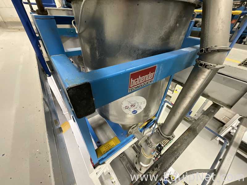 Alimentador de Parafuso aço inox Brabender Technologie 