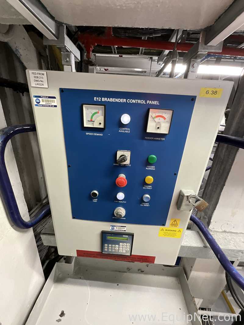 Esteira de Alimentação aço inox Brabender Technologie DDW-H14DA-DB350N-300