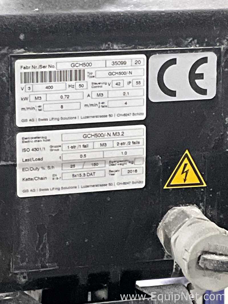 Polipasto LTM Lift Turn Move Ltd GCH500