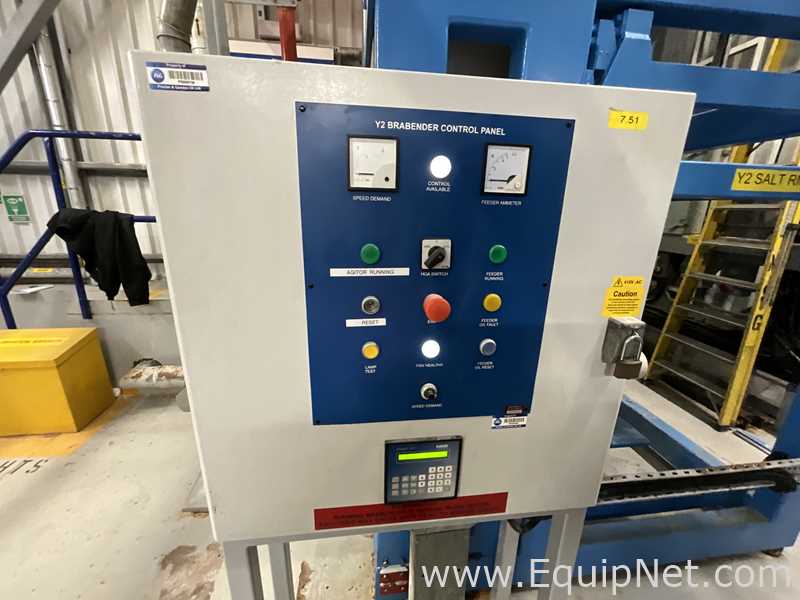 Alimentador de Parafuso aço inox Brabender Technologie DDW-H15/D-TSR150-2000