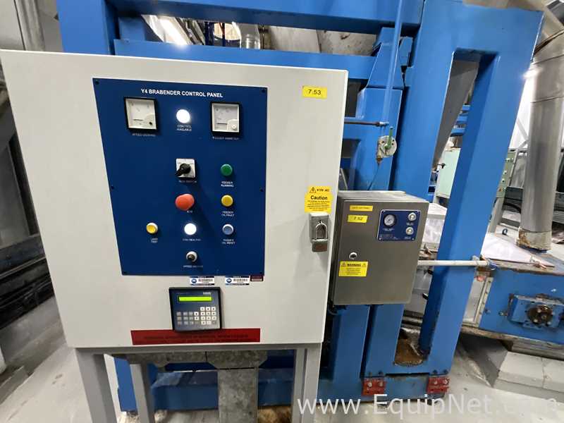 Alimentador de Tornillo Acero inoxidable Brabender Technologie DDW-H15/D-TSR150-2000