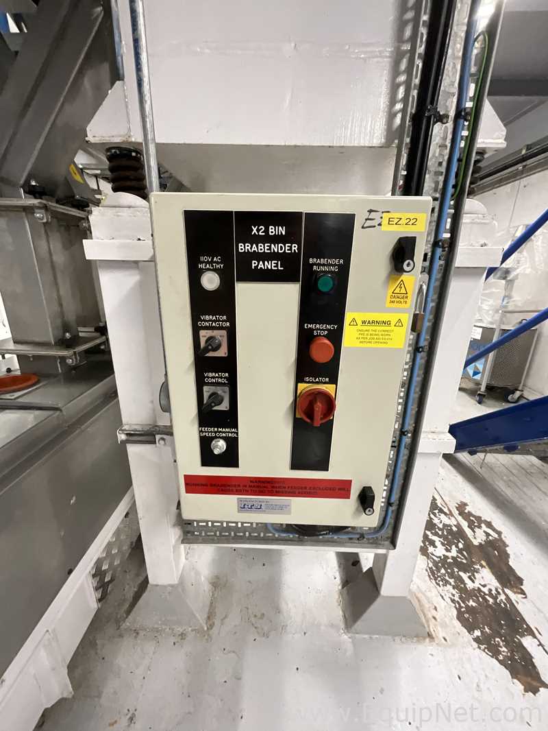 Alimentador Vibratórios aço inox Brabender Technologie DDW-H22-M-DVT120-150