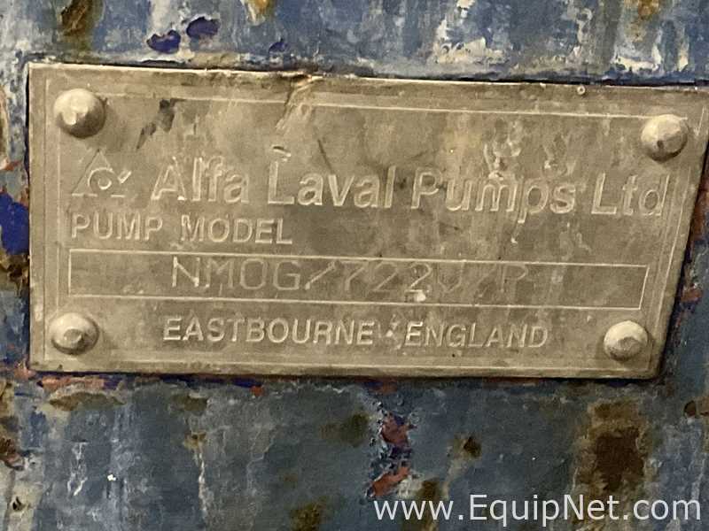 Alfa Laval NMOG/722V/P Stainless Steel Positive Displacement Lobe Pump