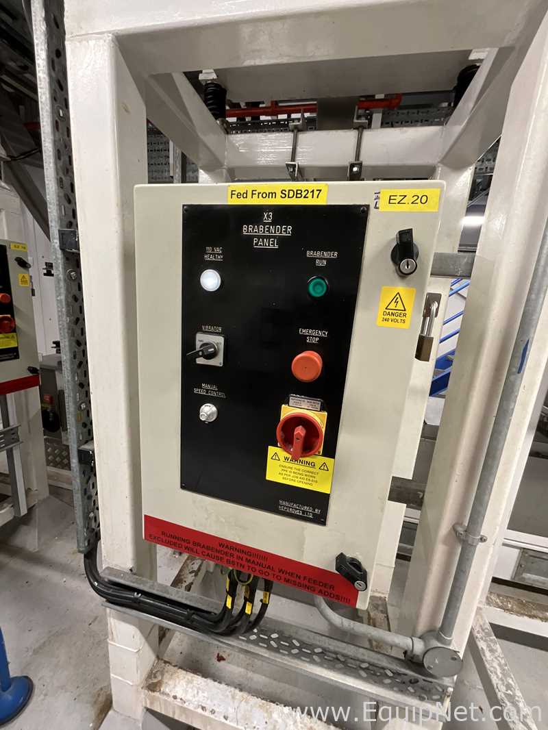 Alimentador Vibratorios Acero inoxidable Brabender Technologie DDW-H21-M-DVT100-50