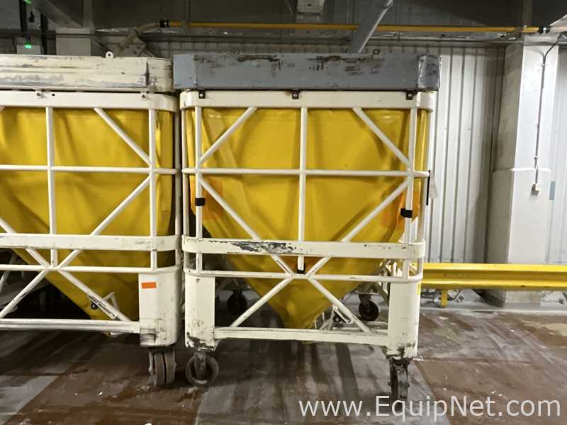 Lot of 1 Off Trolley Tote for Discharging Detergent Powder into Filling Line