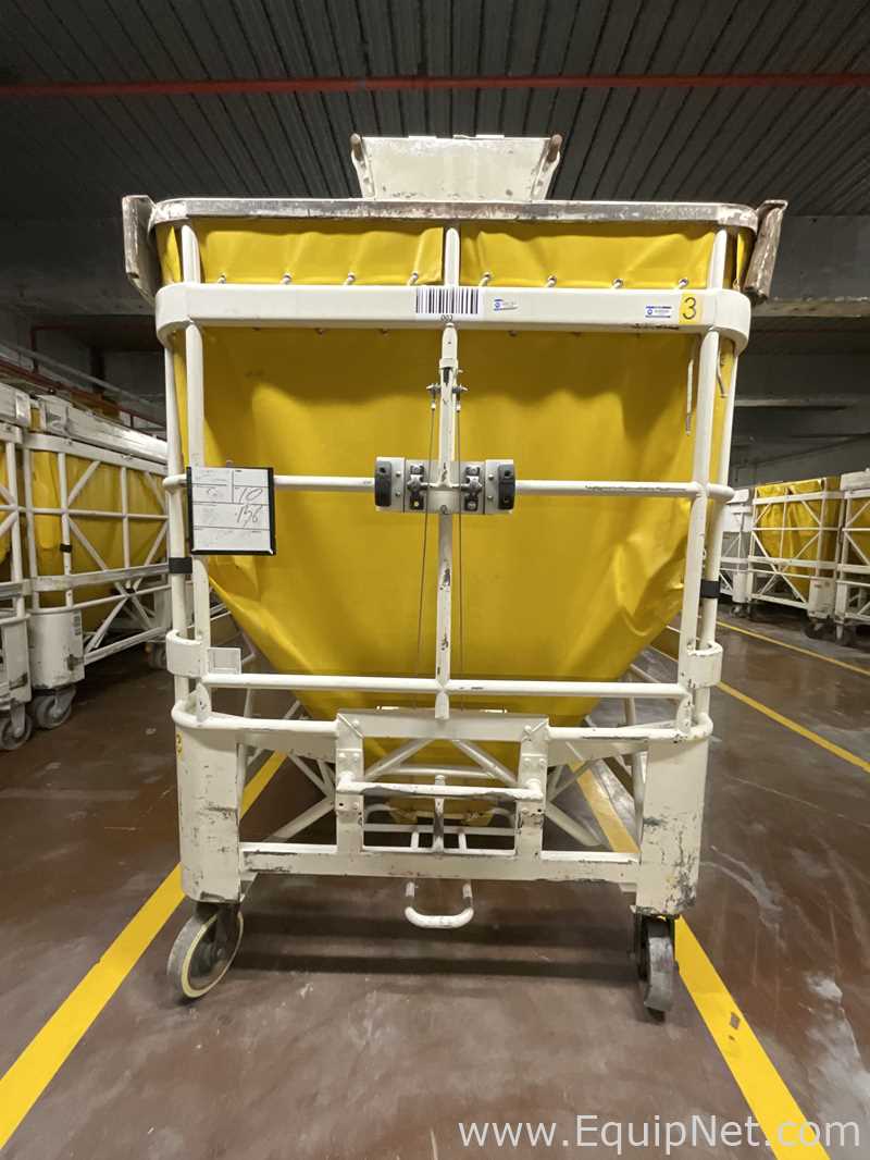Lot of 1 Off Trolley Tote for Discharging Detergent Powder into Filling Line