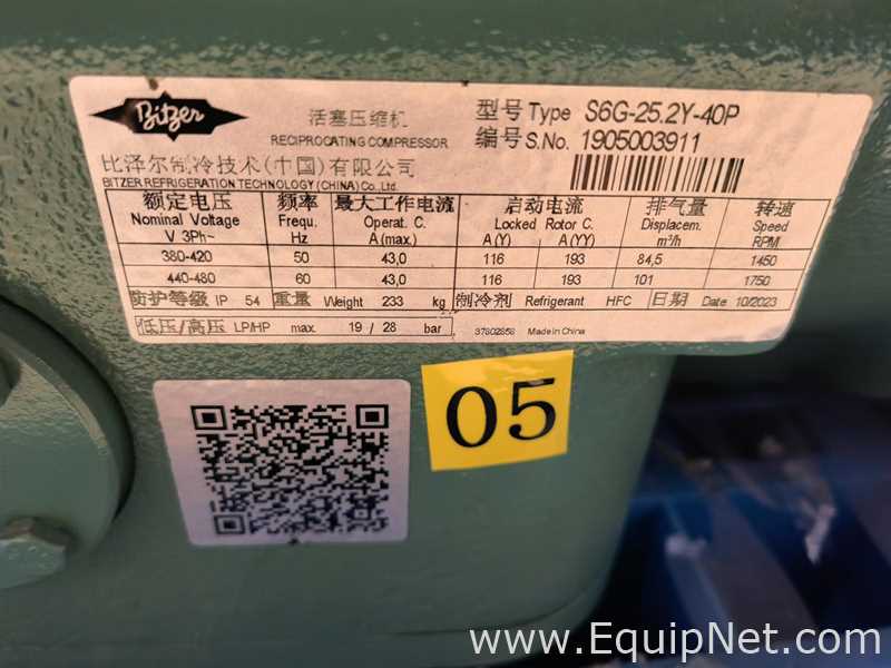 Compressor Alternativo Bitzer S6G-25.2Y-40P