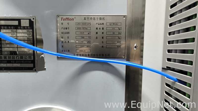 Tofflon Science and Technology Group Co., Ltd. LYO-15 SIP,CIP Lyophilizer