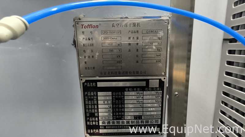 Tofflon Science and Technology Group Co., Ltd. LYO-15 SIP,CIP Lyophilizer