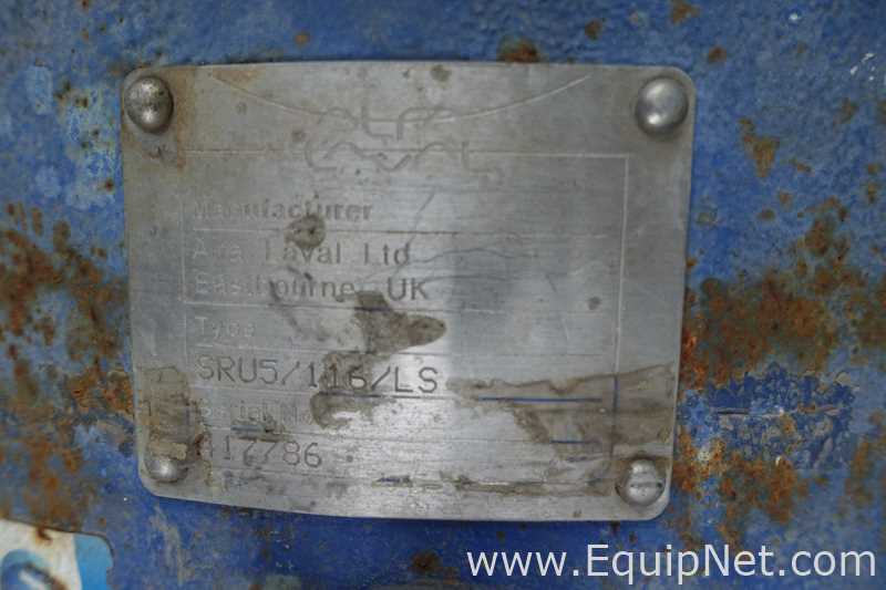 Alfa Laval SRU5/116/LS Stainless Steel Contact Parts Positive Displacement Rotary Lobe Pump