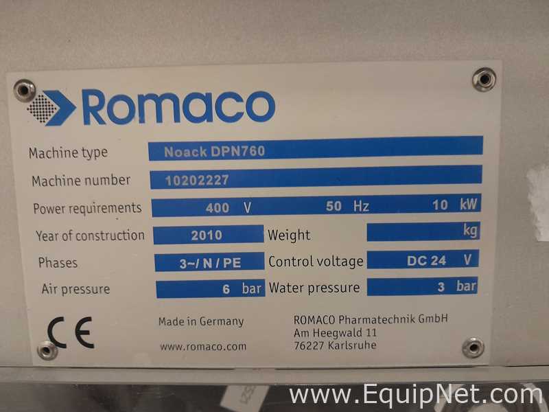 Selladora de Blíster Romaco Noack DPN760