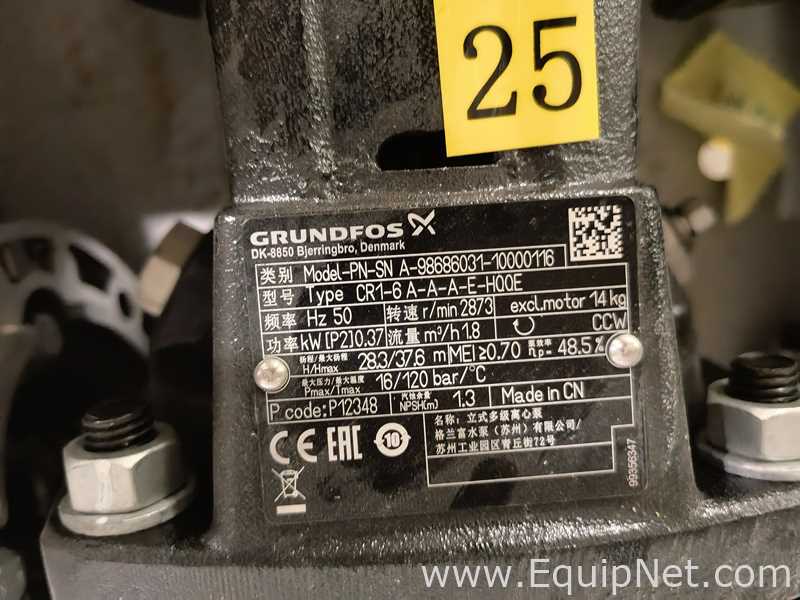 Bomba Centrífugas Grundfos CR1-6 A-A-A-E-HQQE