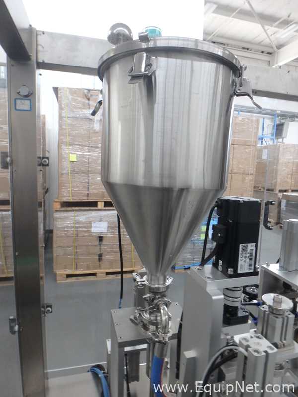 Rigao RGA-GFX250 Jar Filler and Capper with Markham Laser Coder