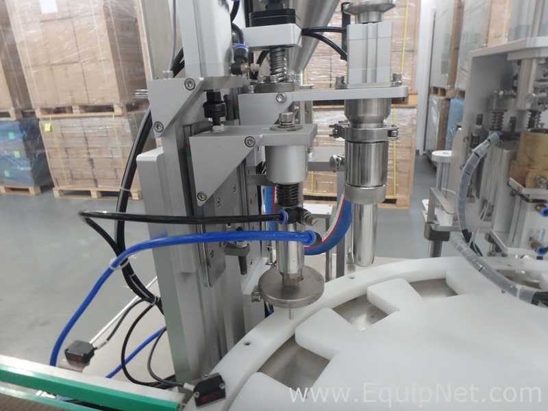 Rigao RGA-GFX250 Jar Filler and Capper with Markham Laser Coder