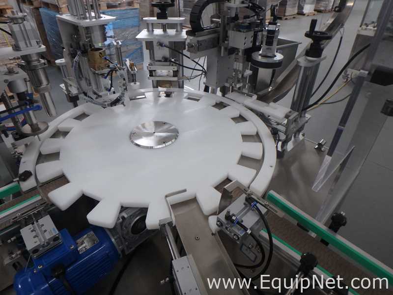 Rigao RGA-GFX250 Jar Filler and Capper with Markham Laser Coder