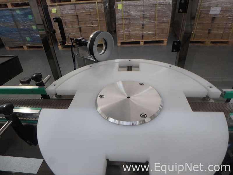 Rigao RGA-GFX250 Jar Filler and Capper with Markham Laser Coder