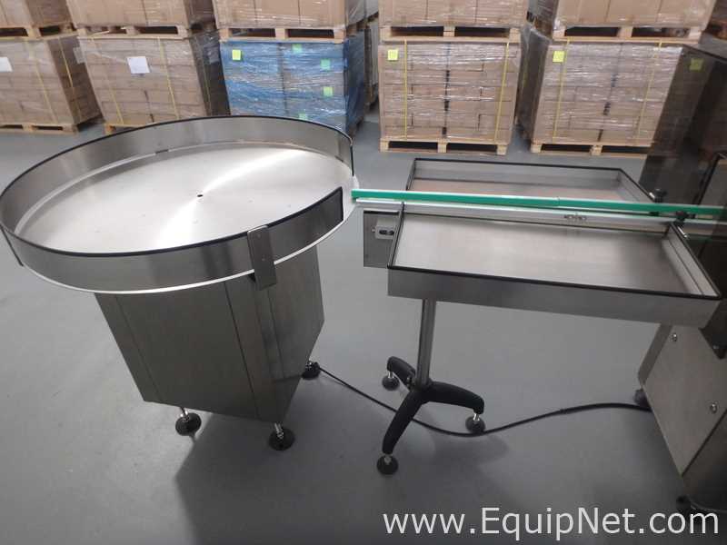 Rigao RGA-GFX250 Jar Filler and Capper with Markham Laser Coder